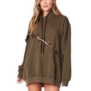 LF Sweaters - LF diagonal ring hoodie LF Sweaters - LF diagonal ring hoodie